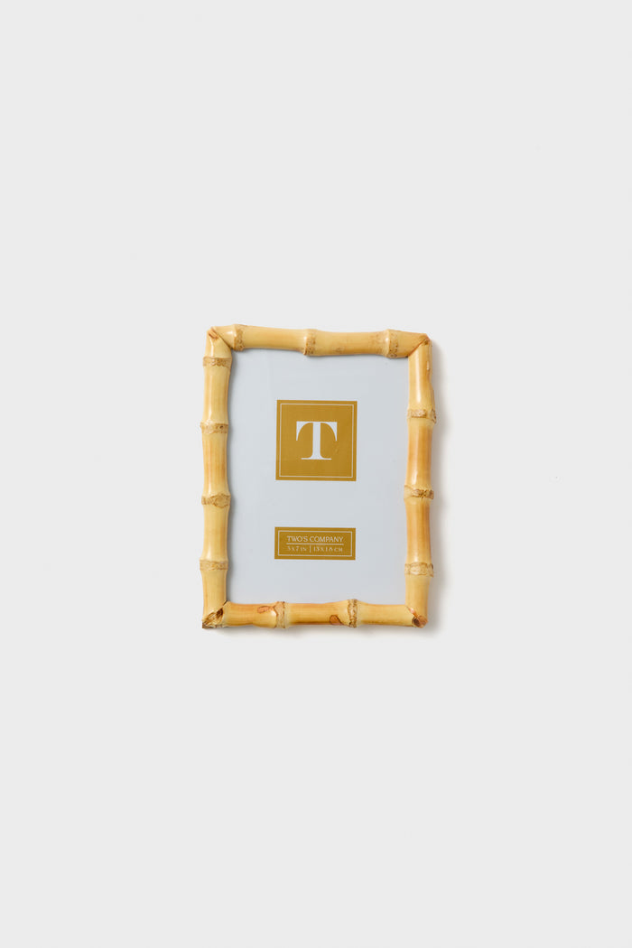 5x7 Blonde Natural Bamboo Finish Photo Frame