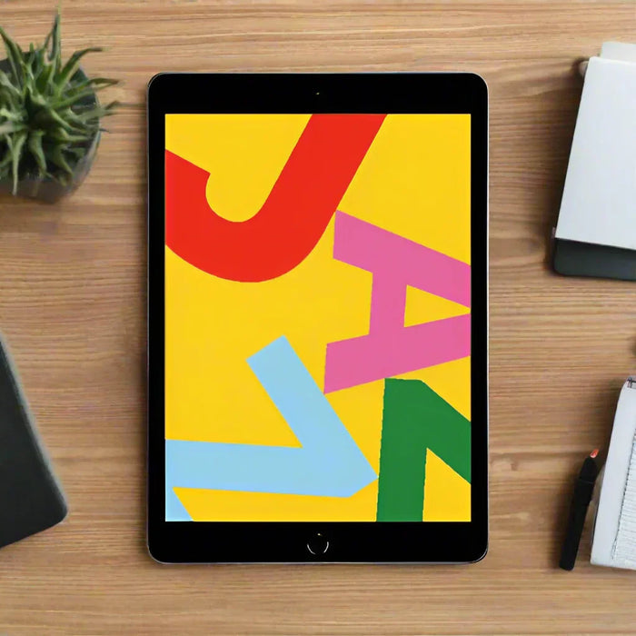 Refurbished - Apple iPad 7th Gen A2197 10.2" 128GB WIFI Black AU STOCK Tablet | 6mth Wty - Reboot IT
