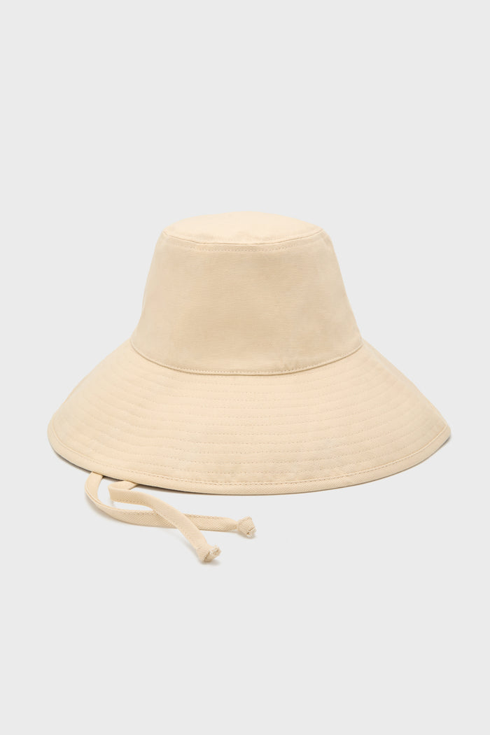 Beige Holiday Bucket Hat