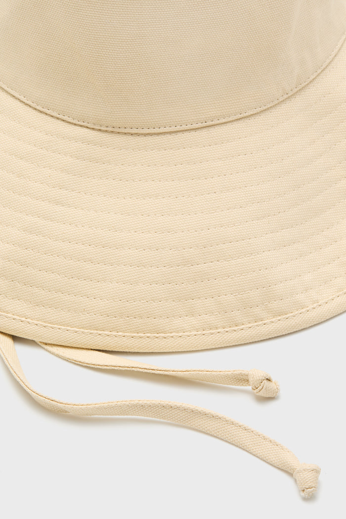 Beige Holiday Bucket Hat
