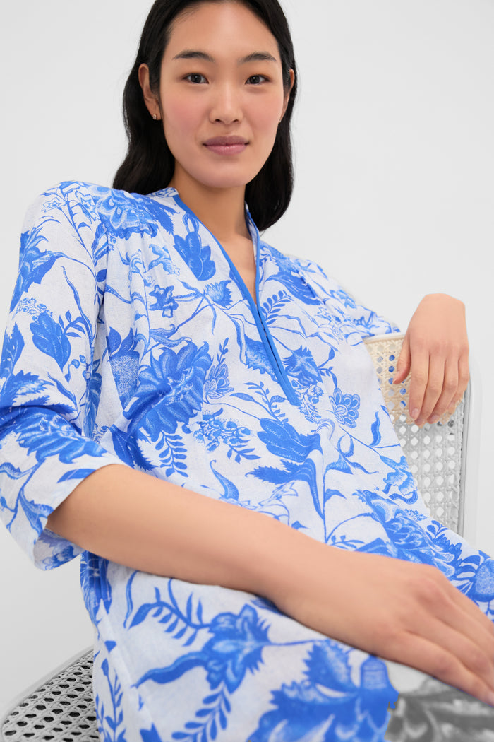 Blue Tiffany Asha Long Kurta