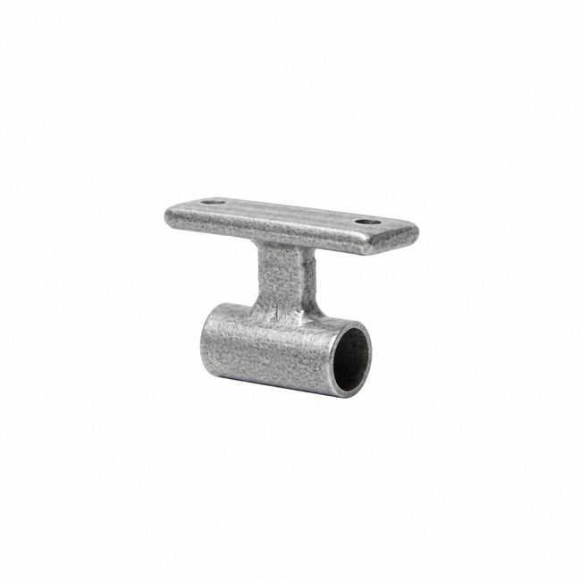 Café Rod Ceiling Connector Mount in Heritage Silver