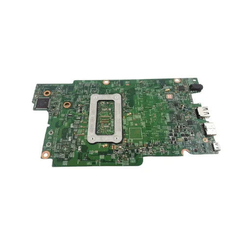 A refurbished Dell Latitude 3379 i5 6200U 2.3GHz Motherboard MK2Y6 (CN-0MK2Y6) by Dell, with multiple ports and connectors, is shown on a white background.