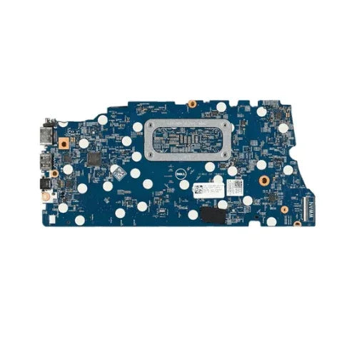 A refurbished Dell Latitude 3410 i5 10210U motherboard (PD7RH | Wty) by Dell, showcasing circuits, ports, and components, is displayed from above on a white background.