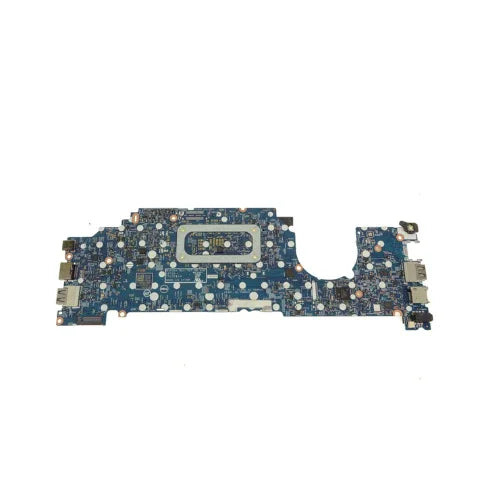 A Dell Latitude 5300 2-in-1 i5-8265U 1.6GHz Motherboard (model RNH4K) is displayed from above on a white background, showing its integrated circuits, connectors, and ports. Brand: Dell.