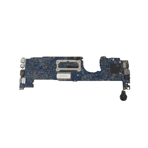 A refurbished Dell Latitude 7389 i5 7300U 2.6GHz motherboard (model 4T8FJ) with visible circuits, ports, and electronic components, isolated on a white background. Brand: Dell.