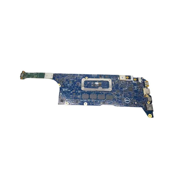 A Dell Latitude 7420 i7-1185G7 16GB Motherboard (RTF12 | Wty) by Dell, featuring integrated circuits, ports, and connectors, is shown on a white background.