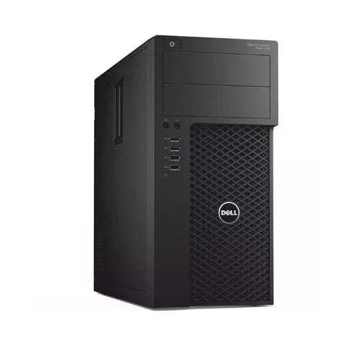 The Dell Precision T3620 i7 6700 3.4GHz, with 32GB RAM, 1TB SSD, and NVIDIA M2000 graphics, is a powerful tower desktop ideal for professional CAD workstations. Features front power button and multiple USB ports.