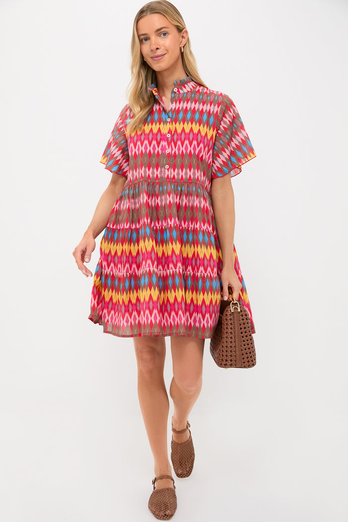 Exclusive Geraldine Red Vibeka Dress