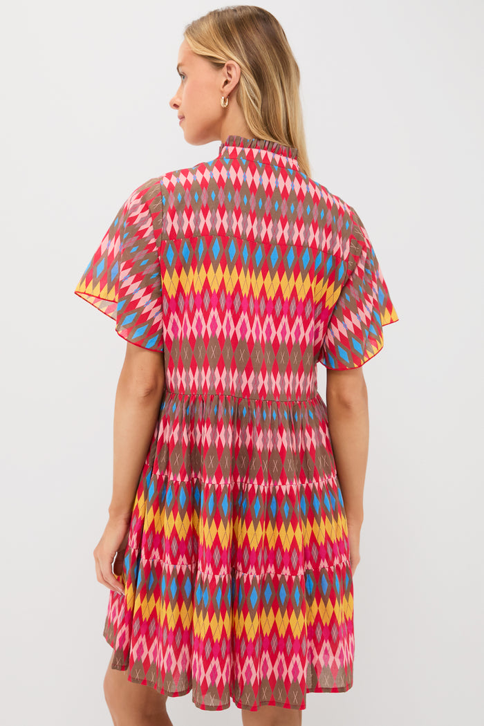 Exclusive Geraldine Red Vibeka Dress