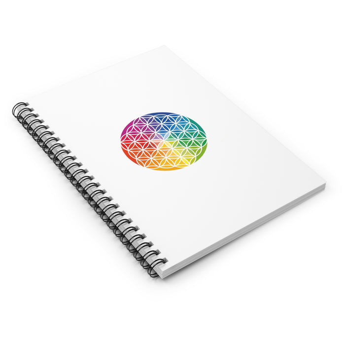 Flower of Life, Spiral Notebook, Ruled Line