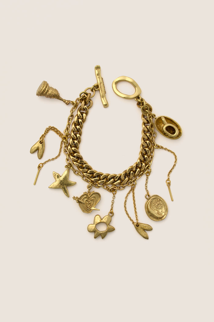 Gold Tesori Charm Bracelet