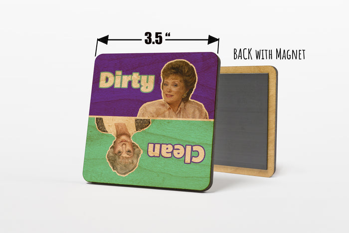 Golden Girls - Blanche and Dorothy Dirty Clean Dishwasher Magnet