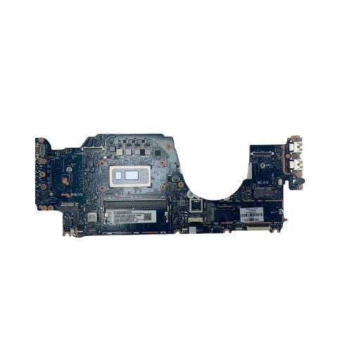 An HP EliteBook X360 830 G7 i5-10210U Motherboard (M03893-601, certified refurbished, with warranty) by HP is shown on a white background, displaying its electronic components, slots, and connectors.