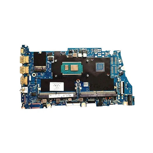 The HP ProBook 450 G8 Laptop Motherboard (i5-1135G7 2.4GHz, M21702-601) by HP shows multiple ports and components, isolated on white—an ideal, reliable refurbished motherboard option with warranty.