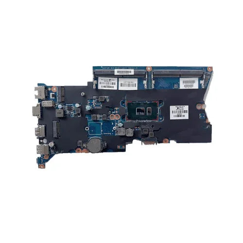 A refurbished HPProBook 430 G4 905794-601 i5 7200U motherboard by HP, shown with components and connectors on a blue and black board, photographed on a white background. Includes 3-month warranty.