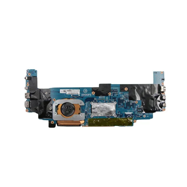 A Lenovo ThinkPad X1 Yoga G3 i5-8350U 1.7GHz Motherboard (5B20V13402), featuring integrated ports, connectors, and cooling components—perfect for upgrading your laptop. Brand: Lenovo.