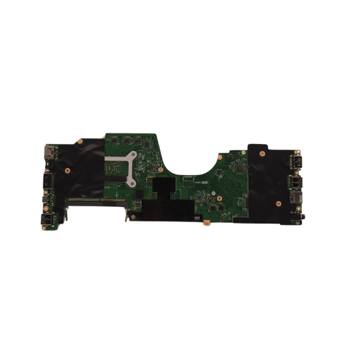 A refurbished green Lenovo ThinkPad Yoga 260 i5-6300U 168GB motherboard (01AY778) with various ports and components, seen from above on a white background.
