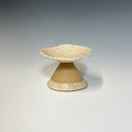 Medium Footed Dish: Cream