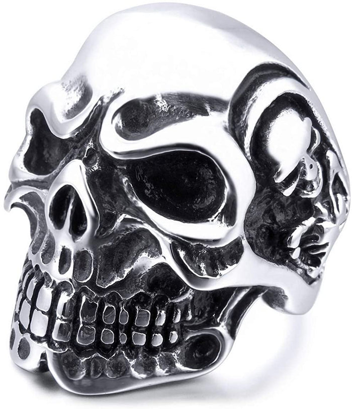 Men Skull Bone Ring