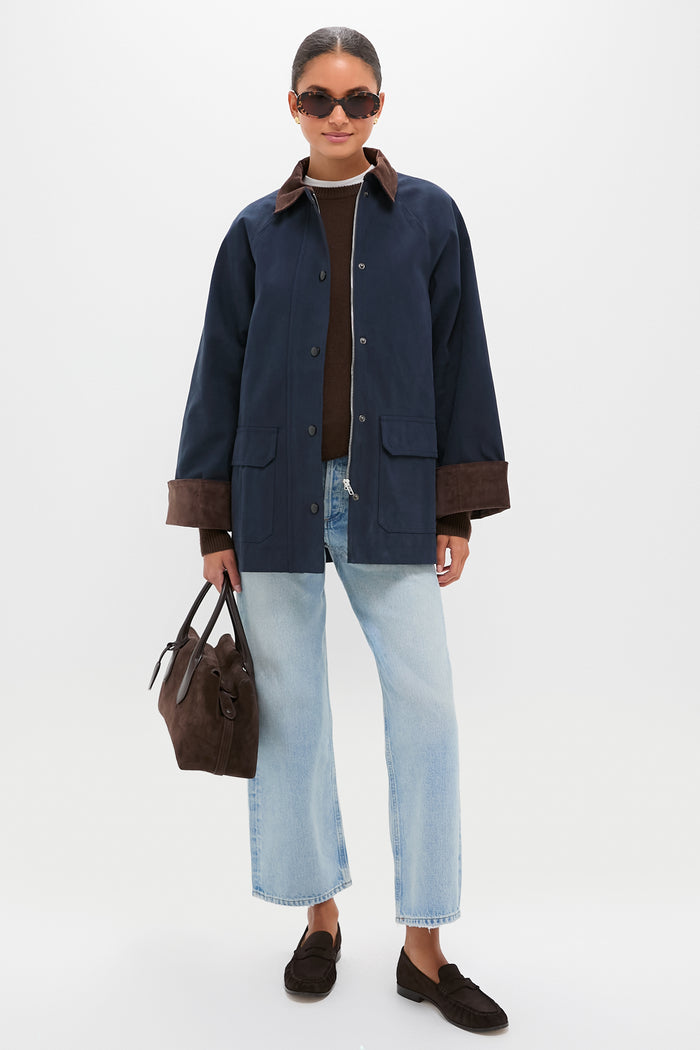 Navy Barn Jacket