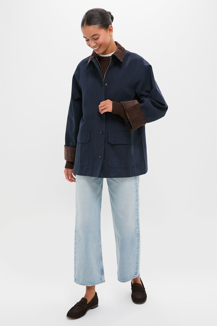 Navy Barn Jacket