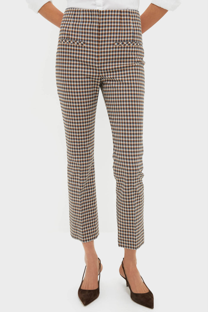 Navy Multi Kean Pant with Welt Pockets
