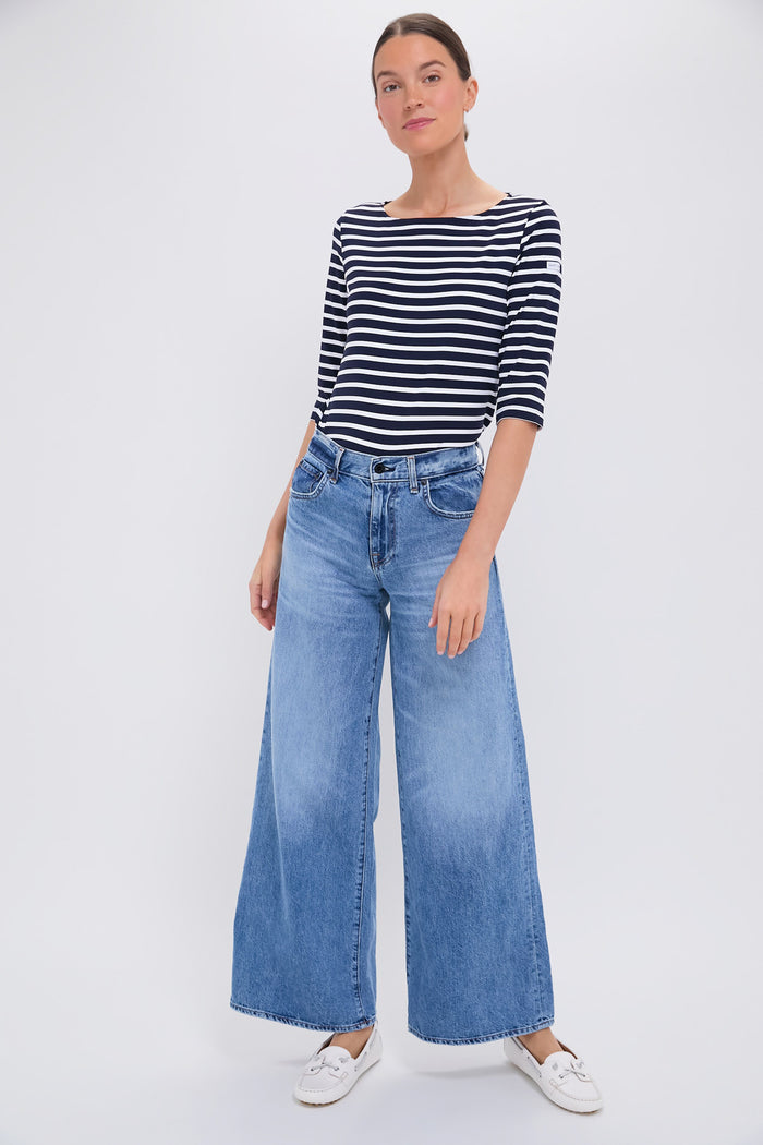 Navy-Neige Phare Tunic