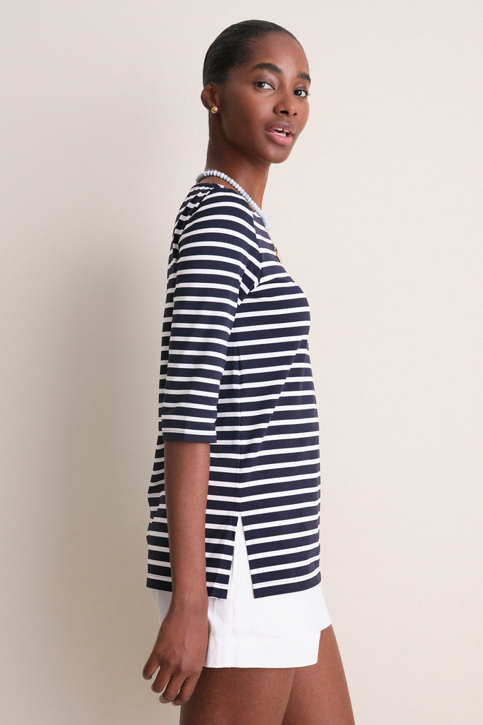 Navy-Neige Phare Tunic
