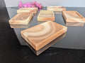 Onyx soap dishes, handcrafted stone trays for soap