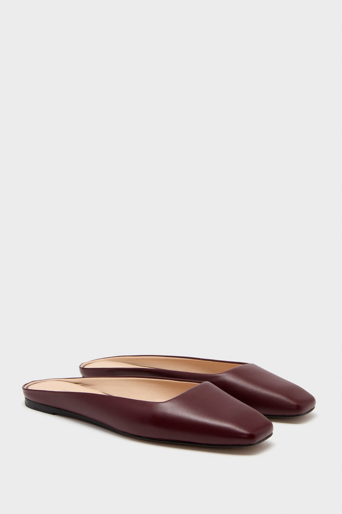 Oxblood Leather Nilli Flats