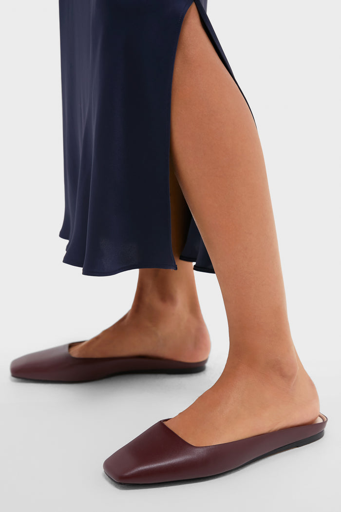 Oxblood Leather Nilli Flats