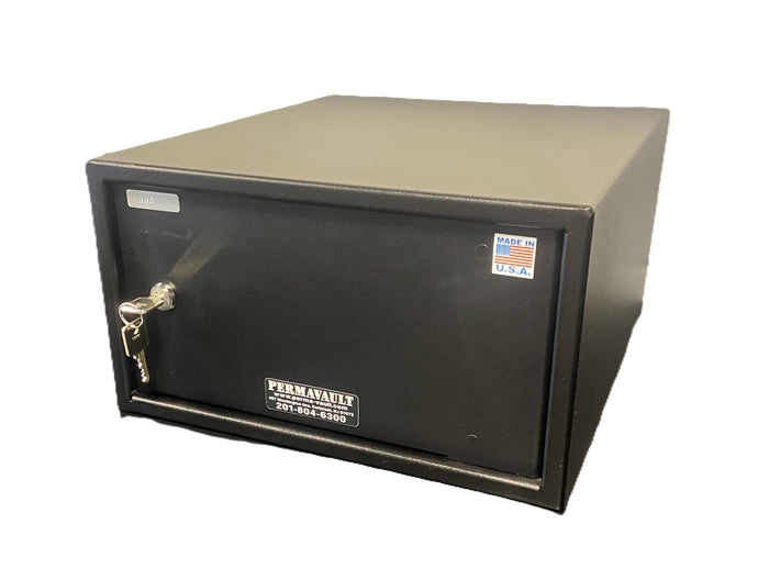Perma-Vault PV-81416-M Hotel Guest Safe with Medeco Key Lock Angled