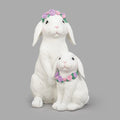 Roman Bunnies with Flower Crown & Necklace