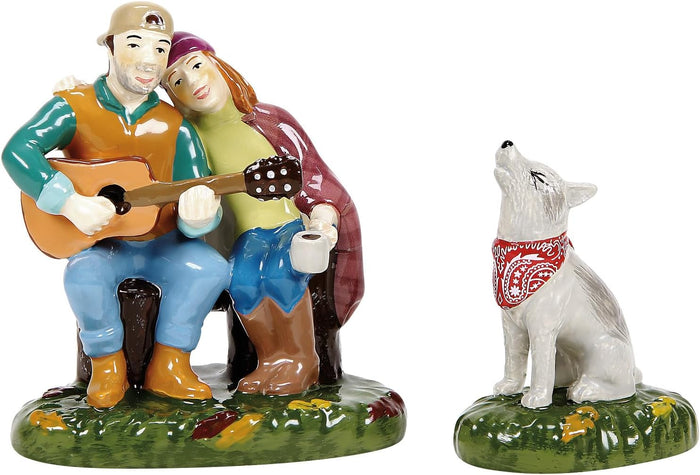 Snow Village Harvest Fireside Serenade