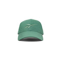 The Reebok Vector Baseball Cap features a curved brim, front embroidered logo, and adjustable snapback. Displayed front-facing on a white background.